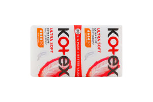 Прокладки гигиенические Normal Ultra soft Kotex 20шт