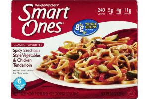 Weight Watchers Smart Ones Classic Favorites Spicy Szechuan Style Vegetables & Chicken Tenderloin