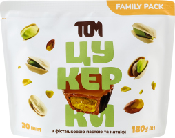 Конфеты в молочном шоколаде с фисташковой пастой и катаифи Том д/п 180г