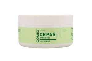 Скраб д/тіла цукровий з екстрактом зеленого чаю парфумований 250мл Комекс