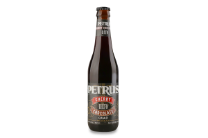 Пиво 0.33л 8.5% темное нефильтрованное пастеризованное Cherry Chocolate Nitro Quad Petrus бут