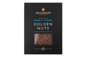 Шоколад молочний з цілим фундуком Golden Nuts Millennium к/у 1.1кг