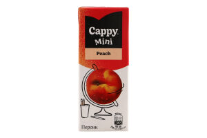 Нектар пастеризований Персик Mini Cappy т/п 200мл