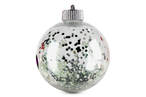 Прикраса ялинкова Куля з зірками 10см 833954