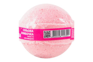 Бомбочка для ванн сольова Лотос-олія мигдалю Spa&Aroma 75г
