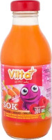 Сік VITTA+ Моркв'яно-Яблучно-Малиновий 330мл