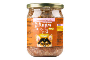 Корм д/собак Українська зірка 460 г з яловичиною та рубцем