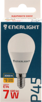 Лампа світлодіодна P45 7Вт 3000K E14 Енерлайт