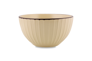 Салатник Penelope бежевий кераміка 15,5см Nava