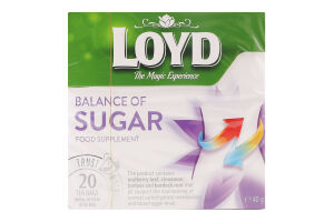 Чай травяний Balance of sugar Loyd 20г