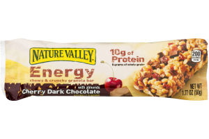 Nature Valley Energy Chewy & Crunchy Granola Bar Cherry Dark Chocolate