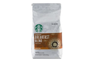 Starbucks Breakfast Blend Medium Ground Coffee