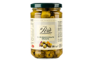 Оливки a Pero зелені б/к зі спеціями у розсолі