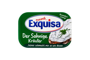 Сир 66% вершковий з травами Exquisa п/у 200г