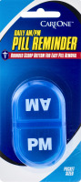 CareOne Daily AM/PM Pill Reminder Pocket Size