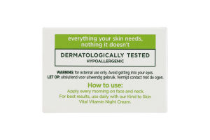 Крем для лица дневной витаминный SPF 15 Kind to skin Simple 50мл