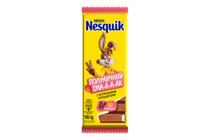 Шоколад молочный с начинкой со вкусом клубники Nesquik м/у 100г