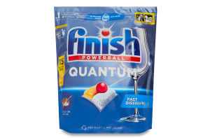 Засіб для миття посуду в посудомийних машинах в капсулах Лимон Quantum All in 1 Finish 115шт