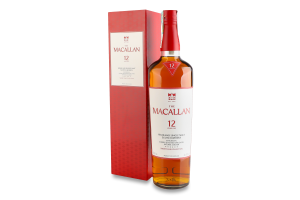 Віскі 0.7л 40% шотландське односолодове 12 років Sherry oak The Macallan к/у