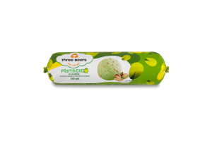 Морозиво зі смаком фісташки та подрібненим арахісом Three bears м/у 500г