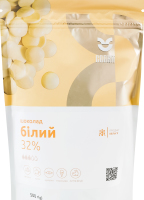 Шоколад 32% білий Cookit д/п 500г