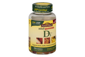 Nature Made Adult Gummies Vitamin D3 - 90 CT
