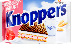 Вафлі Knoppers йогурт-малина