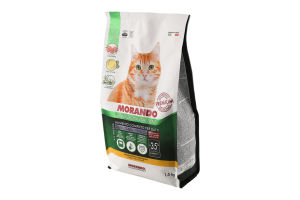 Корм д/стерилізованих котів з куркою сухий 1,5кг Morando Tradizioni