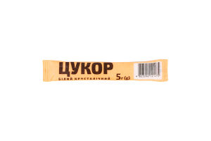 Цукор білий кристалічний ТОВ Фірма Кристал-Груп м/у 5г