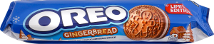 Печиво зі смаком кориці та імбиру з начинкою з ванільним смаком Gingerbread Oreo м/у 154г