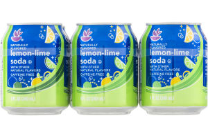 Ahold Lemon-Lime Soda - 6 CT