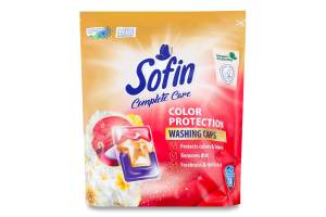 Капсулы для стирки для цветного белья Care&Color Sofin 24х24г