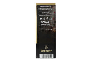 Кофе натуральный жареный молотый Prodomo Dallmayr м/у 500г