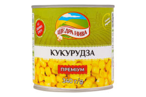 Кукуруза Щедра Нива сахарная консервированная ж/б