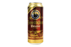 Пиво Benediktiner Weissbier Dunkel темне з/б