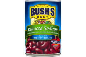 BUSH'S BEST Reduced Sodium Dark Red Kidney Beans