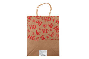 Пакет подарунковий новорічний 27*21*11см KYYW216