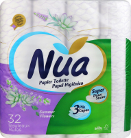 Папір туалетний Nua парфумований 3-шаровий