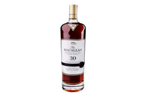 Виски 43% 0.7л односолодовый шотландский 30 лет Sherry oak The Macallan к/у