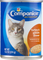 Companion Premium Cat Food Turkey & Giblets Dinner