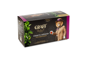 Чай черный байховый Гордость Цейлона Graff к/у 20х2г