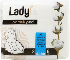 Прокладки гігієничні Ladyfit Cotton Night №3