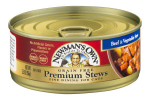 Newman's Own Grain Free Premium Stews For Cats Beef & Vegetable Stew