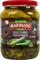 Огурцы маринованные пастеризованные Marinado с/б 680г