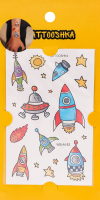Тату Tattooshka Ракети тимчасові