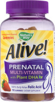 Nature's Way Alive! Prenatal Multi-Vitamin With Plant DHA Gummies - 90 CT