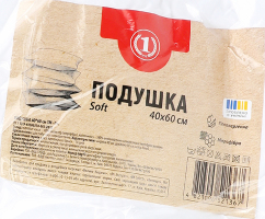 Подушка поліефірне волокно 40*60см ТМ "1"