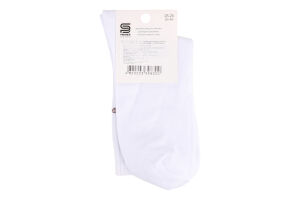 Шкарпетки жіночі Premier socks з вис.Резин. котик з серцем р.23-25 біл. арт.8300