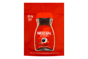 Кофе растворимый гранулированный Classic Nescafe д/п 50г