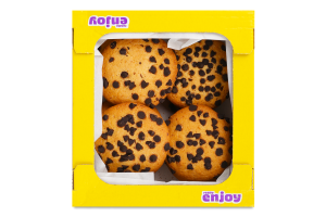 Печиво з шоколадними краплями Американське Really Enjoy к/у 0.3кг